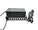 iCreatin 8-Port Passive Power Over Ethernet PoE+ Injector Adapter with 48V 65W Power Supply for 8 POE Enabled IP Camera, VOIP Phones, Access Points and More, 10/100Mbps