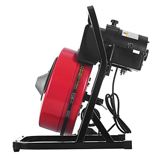 SHZOND Drain Cleaning Machine 1/2 Inch x 50 Ft Drain Cleaner Machine with 4 Cutter and Foot Switch Electric Drain Pipe Cleaner for 1 to 4 Inch Pipes (50 FT) - Thumbnail 2
