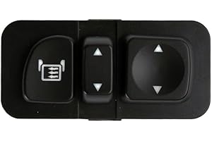 Rearview Mirror Switch Button for Peterbilt Q276016002 Q27-6016-002 Window Control Replacement Part