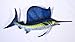 XL Handpainted Sailfish Wall Plaque 18
