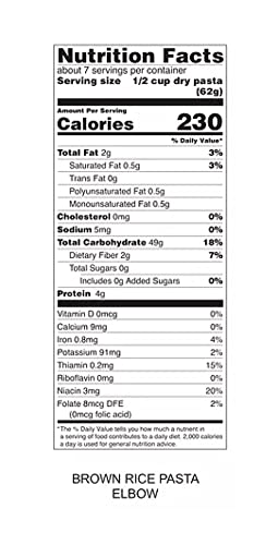TINKYADA, BROWN RICE ELBOWS, 16 OUNCE