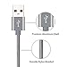 USB Type C Cable, Daker USB C to USB A Charger (10ft 2 Pack), Nylon Braided Fast Charging Cord for Galaxy Note 8 S8,Google Pixel 2, LG V30 V20 G6 5,OnePlus 5 3T 2,Nintendo Switch (Grey 2x10ft)
