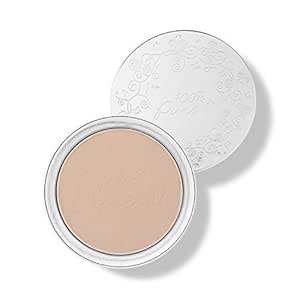 100% PURE Powder Foundation (Fruit Pigmented), Peach Bisque, Matte Finish, Absorbs Oil, Anti-Aging, Helps Fight Acne, Natural, Vegan Makeup (Medium Shade w/Yellow Undertones) - 0.32 Oz