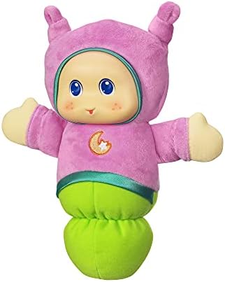 Playskool Pink Glo Worm Stuffed Lullaby 