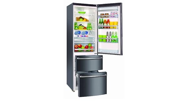 Haier AFD634CX Independiente 338L A+ Acero inoxidable nevera y ...