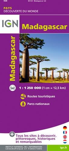 Madagascar 2016: IGN.M.P.85125 by (Map)