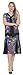 Marycrafts Women't Drop Waist 1920s Lined Floral Godet Dress