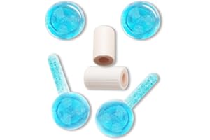 Beauty Ice Globes Facial Massage Tool, Cooling Face Roller Set for Skincare