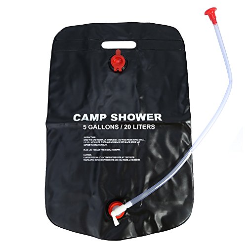 VGEBY 20 liter douche tas op zonne-energie, pvc, watertas met sproeier, voor outdoor, camping, reizen - Image 3
