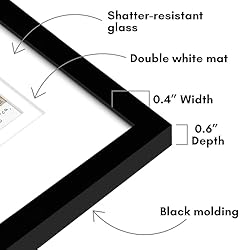 Americanflat 7x12 Picture Frame in Black - Instant