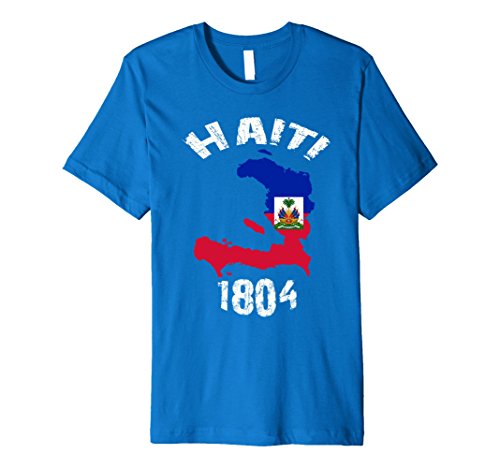 Mens Haitian Empire 1804 T-Shirt 3XL Royal Blue