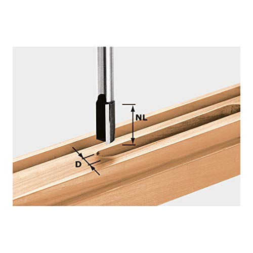 Festool Nutfraeser HW S8 D16/20 - Hartmetall Fraeser fuer Moebelbau