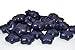 TELOSMA 100 Stars Shape Sealing Wax Beads - Big Wax Seal Beads in Glass Jar, Making Wax Seals for Wedding or Event Party Invitation, Thanks Card Envelope, Gift Wrapping - Navy Blue