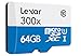 Lexar High-Performance microSDXC 300x 64GB UHS-I/U1 w/Adapter Flash Memory Card - LSDMI64GB1NL300A