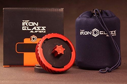 B4 2/3" lens mount broadcast Fujinon to 1/3" JVC ACM-17 camcorder adapter RED