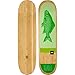 Bamboo Skateboards Green Fish Graphic Skateboard Deck, 7.75