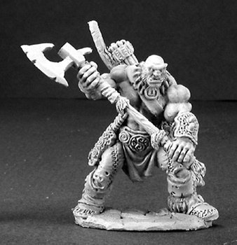 Reaper Thelgar Halfblood, Half-Orc Barbarian