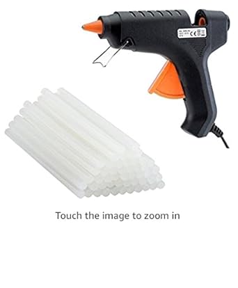 A.S ENTERPRISES MHK Hot Melt Glue Gun 40W with 15 Glue Sticks