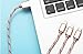 iPowertech Multi Charger, 3 in 1 Lightning & Micro USB Nylon Braided Charging Cable with 8 Pin Lightning / Micro USB 2.0 Ports for iPhone 6/6S plus/5/SE, iPad Air/mini, Android devices(Rose Gold)