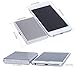 Kinzd Ultra Thin Aluminum Metal Wallet RFID Blocking Credit Card Holder Case (Silver)