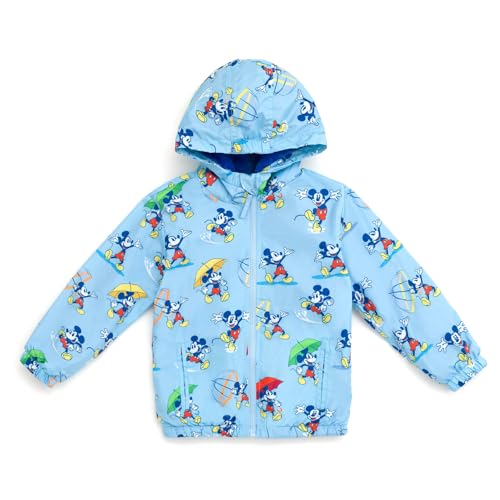 Disney Zip Up Waterproof Rain Jacket Infant to Little Kid Sizes (18 Months - 6)
