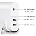 MacBook Pro Charger Replacement 60W Magsafe 1 L-tip Connector Power Adapter with 2 USB Charging Ports for Apple MacBook Pro A1278 A1181 A1184 A1330 A1342 A1344 (60W Magsafe-L)