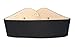 Modeway Womens Wide Leather Elastic Stretch Cinch Waist Belt(S,Black)AQ01-1