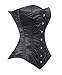 luvsecretlingerie Heavy Duty 26 Double Steel Boned Waist Training Satin Normal Torso Overbust Shaper Corset #8151-OT-SA
