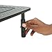 Mind Reader TRISTAND-BLK Stand Riser, Triangle Adjustable, Ventilated Metal for Computer, Laptop, Monitor, Black 3 Legthumb 3