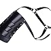 iiniim Men's Adjustable Leather Body Chest Half Harness Belt (One Size, Black C)