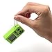Mini Keychain Pendant Game Tetris Game Toy Exquisite Gift Packaging Toys Built-in 26 Games (Green)