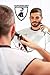 Beard Catcher Bib Apron Beard Cape for Shaving-Hair Clippings Catcher & Grooming Cape Apron- Beard Shaving Bib Catcher for Easy Clean Up & a Clog-Free Drain - Grooming Cape Gift Ideas for Men