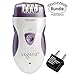 Epilady Legend Rechargeable Epilator With Dual Voltage 100-240V Power Supply Adapter and International Two-Prong Round Pin Plug Adapter Travel Pack