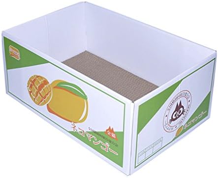 Yuncai Cute Cat Box House Portable Cat Bed Toy for Grinding Board As Picture1