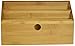 Lipper International 808 Bamboo Wood 2-Slot Office Supply Desk Organizer, 10 3/4