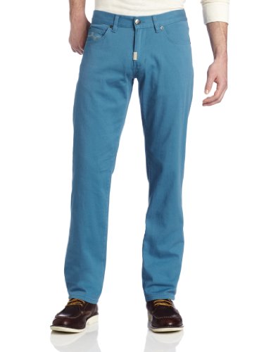 LRG Men's Smoke Tree True Straight Pant, Catalina Blue, 36