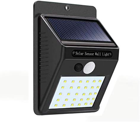 lampara con sensor de movimiento 30 leds para exteriores permanece apagada hasta que detecta movimiento enciende al 100