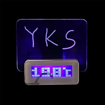 Reloj digital neon | Relojes digitales de muñeca y sobremesa