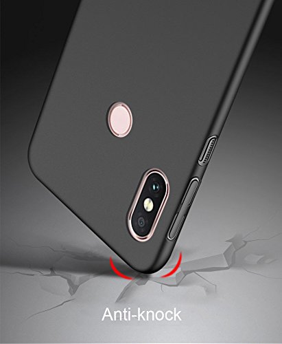 Johra® 4 Cut All Sides Protection Sleek Ipaky Black Hard Case Back Cover for Xiaomi Mi Redmi Note 5 Pro - Redmi Note 5 P