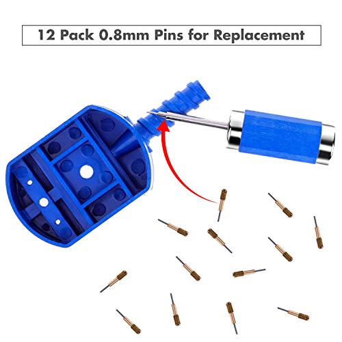 image for Watch Link Removal Tool Kit, Cridoz Watch Band Tool Chain Link Pin Rem