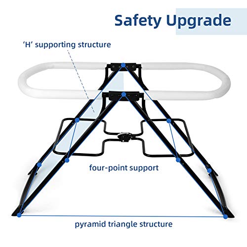 CRZDEAL 2in1 Fold Travel Crib Portable Rock Free