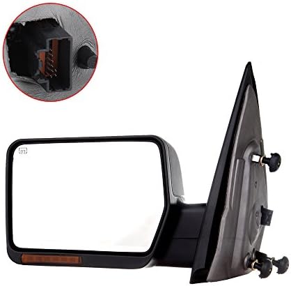 Scitoo For 2004-06 Ford F-150 Left Rear View Mirror LH Power Heated Front LED Signals Driver Side Mirror