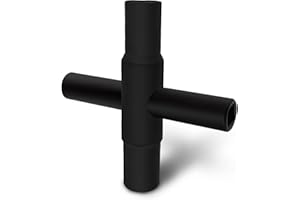 QYQRQF 4-Way Sillcock Water Shut Off Key, 1 Pack, 40 Cr Steel