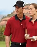 adidas Golf Men's ClimaLite Classic Stripe Short-Sleeve Polo Shirt