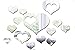Removable 3D Wall Stickers, Bokeley Acrylic Mirror Style Heart Love Decal Vinyl Art Wall Sticker Home Decor