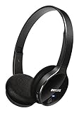 Philips SHB 4100 Wireless Bluetooth On Ear Headphone-Black w/Noise Reduction & Noise Cancelling Technology