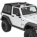 Bestop 54852-17 Trektop Pro Hybrid Soft Top w/ Tinted Sliding Side Panels for 2007-2018 Wrangler 2-Door