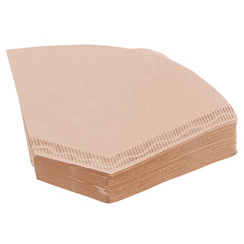 Lvyuanda 100 Pcs Instant Coffee Filters Disposable Replacements Unbleached Natural Paper