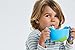 b.box XL bowl with Lid and Straw | 12 Months + | Color: Ocean Breeze | 17 oz. | BPA-Free| Phthalates & PVC Free |Dishwasher & Microwave Safe