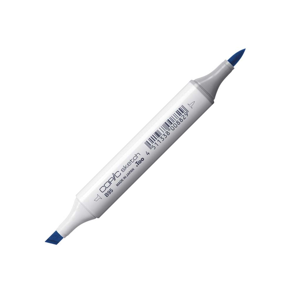 Copic Sketch Coloured Marker Pen - (B-95) Light Grayish Cobalt, For Art & Crafts, Colouring, Graphics, Highlighter, Design, Anime, Professional & Beginners, Art Supplies & Colouring Books — image 1